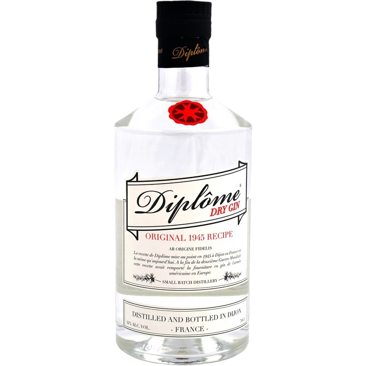 Diplôme Dry Gin