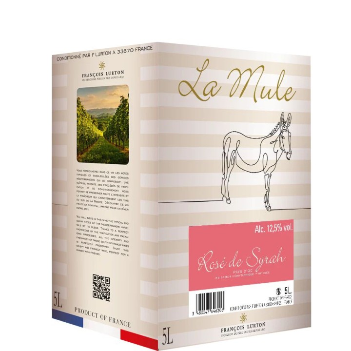 Bag-In-Box Mas Janeil La Mule Rosé 5L